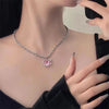 Set collana a catena e orecchini con pietra da donna ATREND
