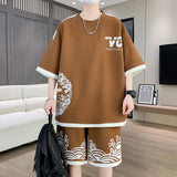 Set coordfinato t - shirt e pantaloncini da uomo ATREND