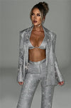 Set coordinato blazer e pantaloni brillantinati da donna ATREND