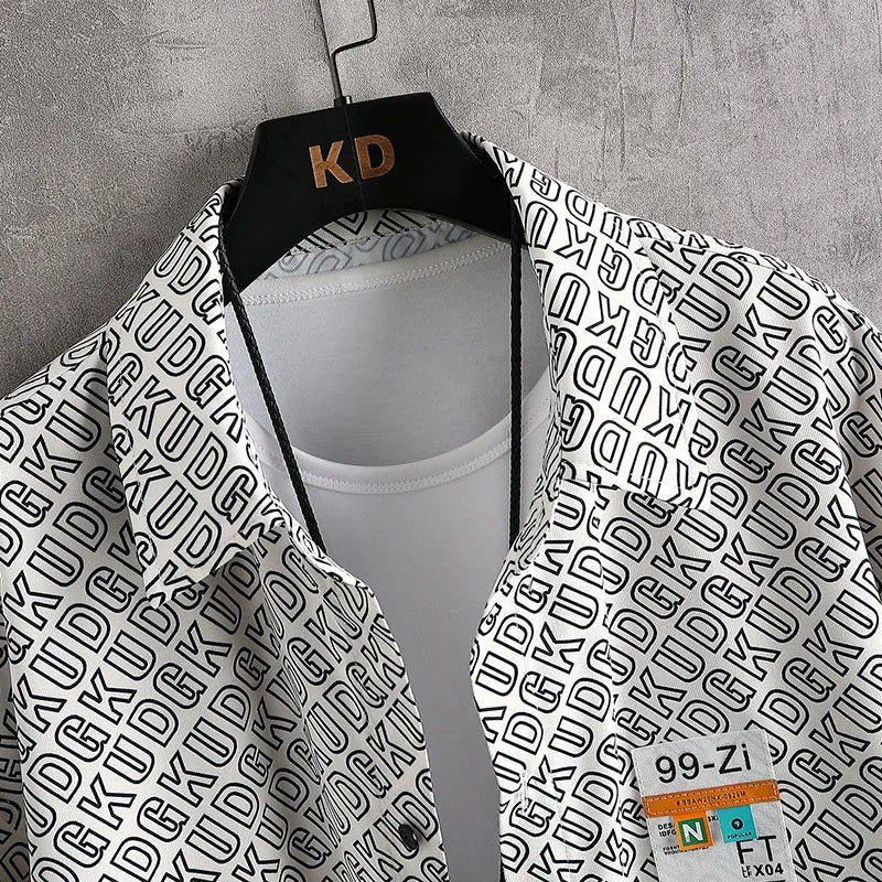 Set coordinato camicia a maniche corte e pantaloncini da uomo - Set cooridnato ATREND
