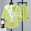 Set coordinato camicia e pantaloncini da uomo ATREND