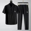 Set coordinato camicia e pantaloni chiusura a lacci da uomo - set coordinato ATREND