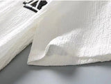 Set coordinato camicia e pantaloni chiusura a lacci da uomo - set coordinato ATREND