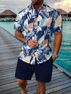 Set coordinato camicia hawaiana floreale e pantaloncini da uomo ATREND