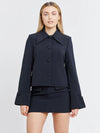 Set coordinato casual blazer e minigonna da donna ATREND