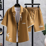 Set coordinato casual camicia e pantaloncini da duomo ATREND