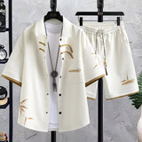 Set coordinato casual camicia e pantaloncini da duomo ATREND