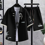 Set coordinato casual camicia e pantaloncini da duomo ATREND