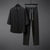 Set coordinato casual camicia e pantaloni da uomo ATREND