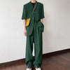 Set coordinato casual camicia e pantaloni da uomo ATREND