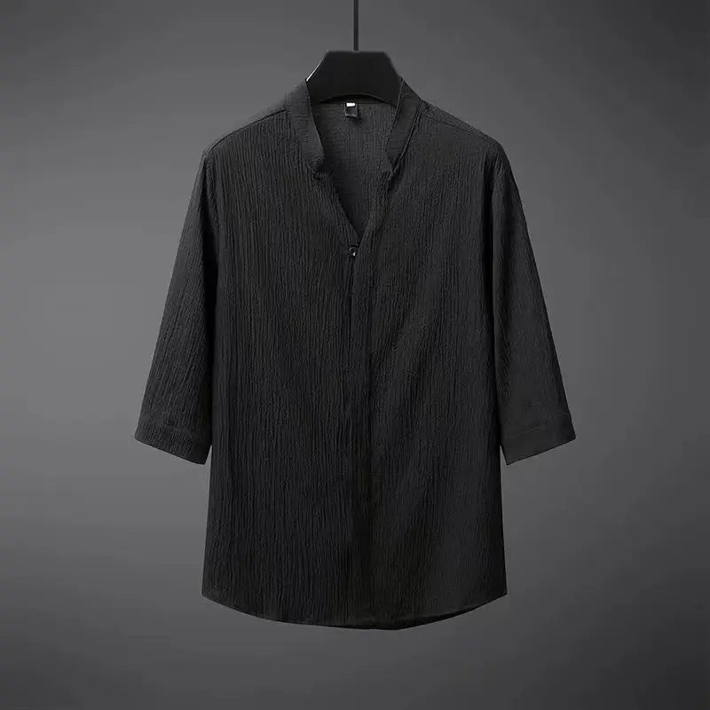 Set coordinato casual camicia e pantaloni da uomo ATREND