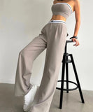 Set coordinato casual con bordo a contrasto da donna ATREND