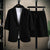 Set coordinato casual giacca e pantaloncini da uomo ATREND