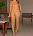 Set coordinato casual t-shirt e pantaloni da donna - Set coordinato ATREND