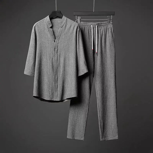 Set coordinato casual t-shirt e pantaloni da uomo ATREND