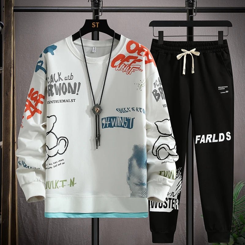 Set coordinato felpa e pantaloni da uomo ATREND