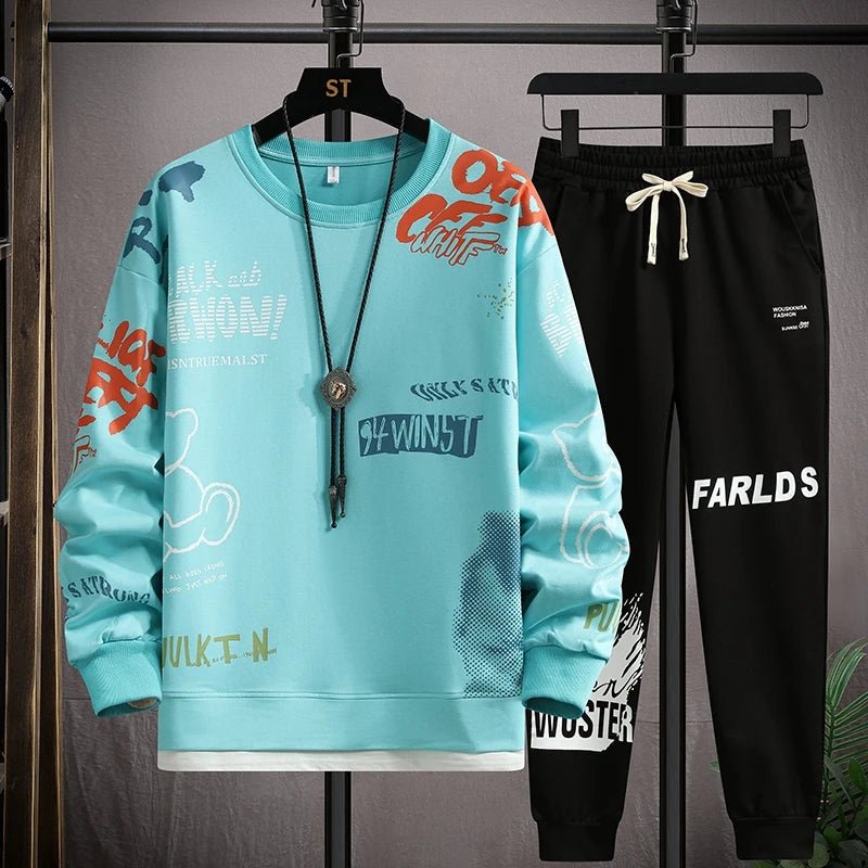 Set coordinato felpa e pantaloni da uomo ATREND