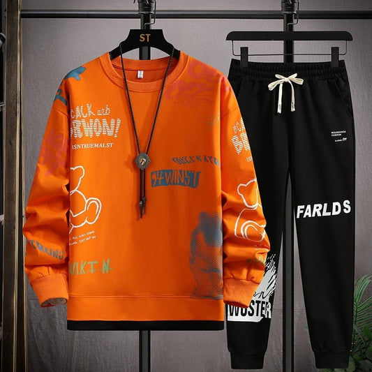 Set coordinato felpa e pantaloni da uomo ATREND