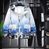 Set coordinato giacca bicolore e pantaloni da uomo ATREND