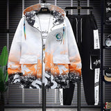 Set coordinato giacca bicolore e pantaloni da uomo ATREND