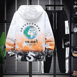 Set coordinato giacca bicolore e pantaloni da uomo ATREND