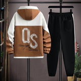 Set coordinato giacca con cappuccio e pantaloni da uomo ATREND