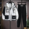Set coordinato giacca con cappuccio e pantaloni da uomo ATREND
