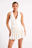 Set coordinato gilet senza maniche e gonna da donna ATREND