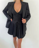 Set coordinato gilet senza maniche e gonna da donna ATREND
