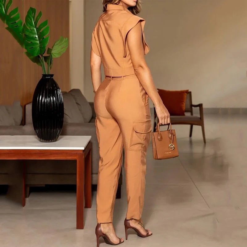 Set coordinato gilet senza maniche e pantaloni da donna - Set coordinato ATREND