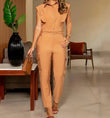 Set coordinato gilet senza maniche e pantaloni da donna - Set coordinato ATREND
