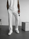 Set coordinato in tinta unita T-shirt senza maniche e pantaloni da uomo ATREND