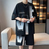 Set coordinato oversize t-shirt e pantaloncini da uomo ATREND