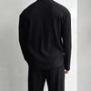 Set coordinato plissettato camicia maniche lunghe e pantaloni da uomo ATREND