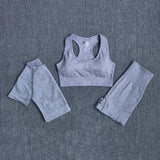 Set coordinato sportivo 3 pezzi pantaloncini top e t-shirt da donna - set coordinato ATREND