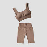 Set coordinato sportivo pantaloncini e top da donna - set coordinato ATREND