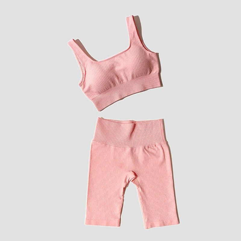 Set coordinato sportivo pantaloncini e top da donna - set coordinato ATREND
