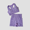 Set coordinato sportivo pantaloncini e top da donna ATREND