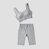 Set coordinato sportivo pantaloncini e top da donna ATREND