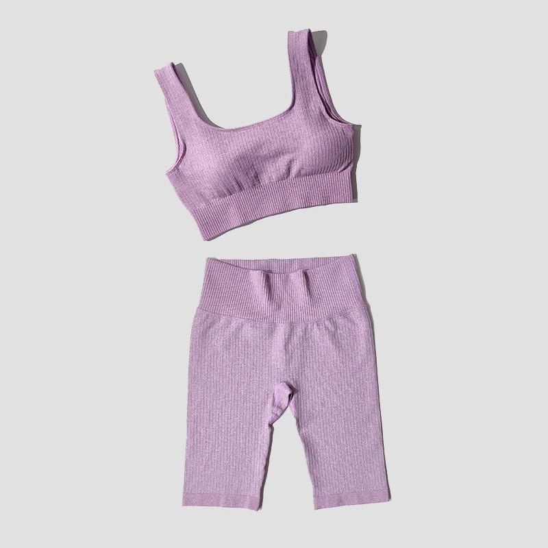 Set coordinato sportivo pantaloncini e top da donna - set coordinato ATREND
