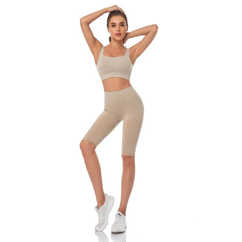 Set coordinato sportivo pantaloncini e top da donna - set coordinato ATREND
