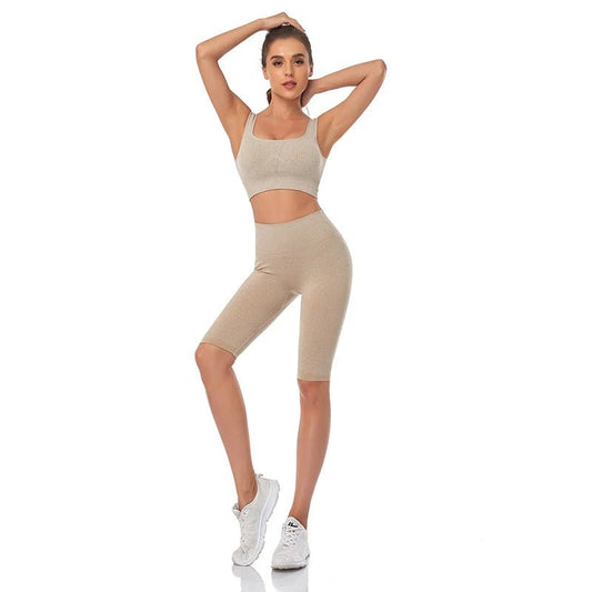 Set coordinato sportivo pantaloncini e top da donna - set coordinato ATREND