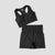 Set coordinato sportivo pantaloncini e top da donna ATREND