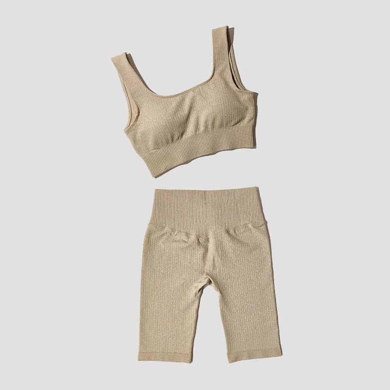 Set coordinato sportivo pantaloncini e top da donna - set coordinato ATREND