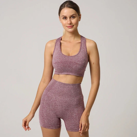 Set coordinato sportivo pantaloncini e top da donna - set coordinato ATREND