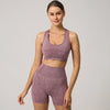 Set coordinato sportivo pantaloncini e top da donna ATREND