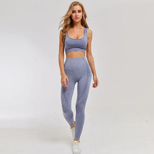 Set coordinato sportivo pantaloni e top da donna - set coordinato ATREND