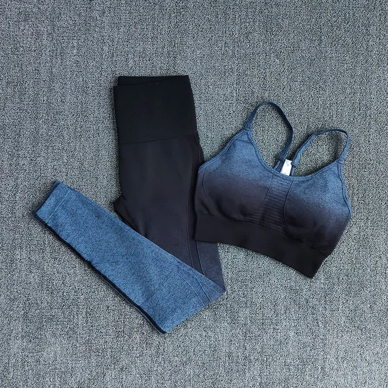 Set coordinato sportivo pantaloni e top da donna - set coordinato ATREND