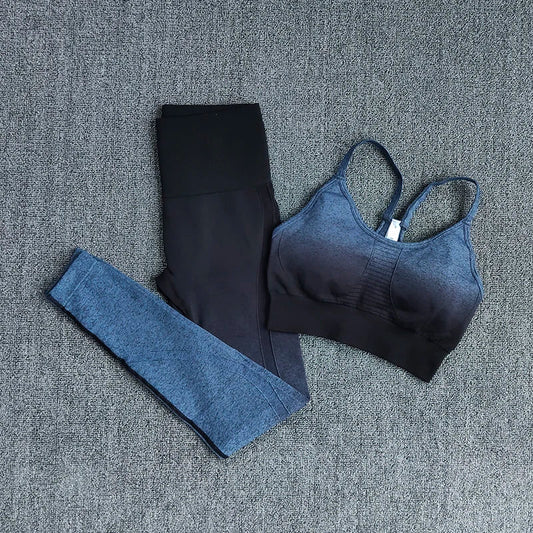 Set coordinato sportivo pantaloni e top da donna - set coordinato ATREND
