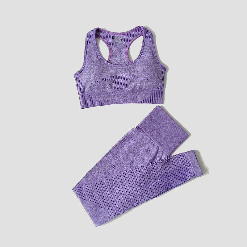Set coordinato sportivo pantaloni e top da donna - set coordinato ATREND
